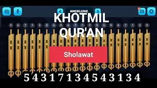 TUTORIAL ANGKLUNG - Khotmil Qur'an | Fitriana Kamila | Sholawat | Not Angka #khotmilquran