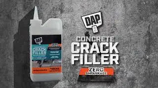 Seal Concrete Cracks Fast with DAP Concrete Crack Filler &ndash; Just Pour, Mist, and Done!