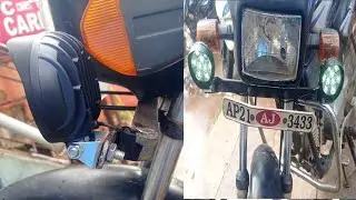 splendor plus led light fitting/splendor fog light/#fog_lights for bikes||#video 108