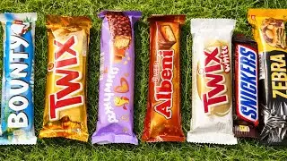Opening Popular Chocolate Bars 🍫 | Twix, Snickers, Bounty Unboxing