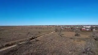 Flying around the property!