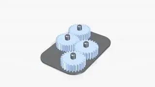 gear train assembly - Solid Edge SE 2021