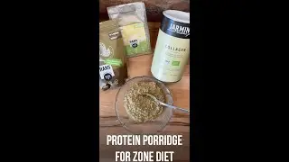 #shorts Porridge Omnivore - Hemp Seeds - Pumpkin Protein - Zone Diet