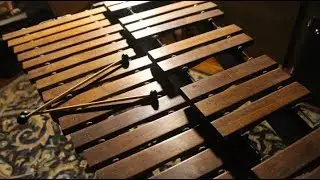 Vintage 1940's Era Jenco Rosewood Xylophone