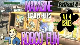 Fallout 4 | Robco Fun | Complete Magazine Location Guide | 4 Issues plus 5 Holotape Games