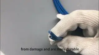 2 Core Single Mode Armored Optic Fiber Patch Cord