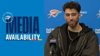 Chet Holmgren on his defensive shot blocking and 2025 | Postgame Media | December 31, 2025
