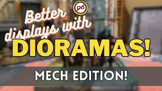 Better displays with dioramas - Mechas enter the field! #actionfigures #collection #joytoy #diorama