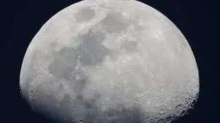 Sunset Moon, spring equinox -5 hours, now with tracking mechanism fixed!