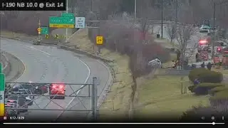 SUV crashes at Niagara Street intersection, halts 190 traffic