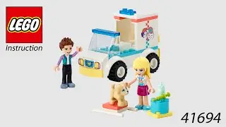 LEGO Instruction - Friends - 41694 - Pet Clinic Ambulance