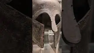Ancient Greek Warrior Helmet: A Corinthian Relic at the British Museum! #AncientGreece #GreekHistory