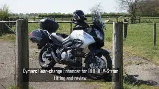 Fitting and reviewing the Cymarc gearchange enhacer for the DL1000 V-Strom.