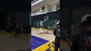 Rui Hachimura with an emphatic dunk during Lakers scrimmage