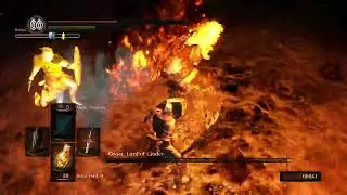 DARK SOULS: Lord Gwyn Soul of Cinder boss fight. (Final attempt)