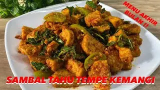 MENU AKHIR BULAN | RESEP HEMAT | SAMBAL TAHU TEMPE KEMANGI