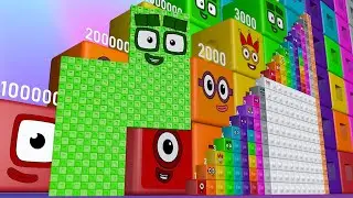 Numberblocks Puzzle Step Squad 400 400,000 20,000,000 MILLION BIGGEST Numberblocks Number Patterns