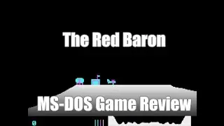 The Red Baron - 1986 - MS-DOS Game Review