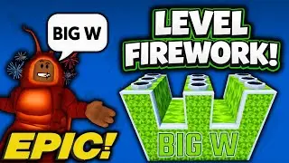 Новый фейерверк BIG W 171x в Roblox! (Игровая площадка с фейерверками)