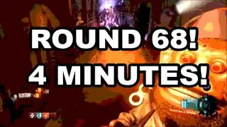 Der Eisendrache HIGH ROUND STRATEGY ROUND 68 -  4 Minutes!