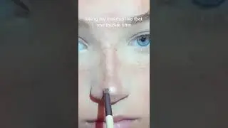 doing my makeup like that one freckle filter