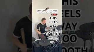 Smooth linear fill with ghost notes and kick control 🥁🔥Clean feel, simple flow.#drums #drumfill