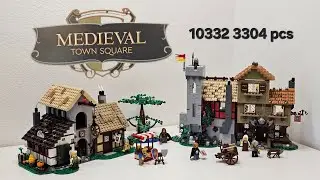 Обзор!LEGO 10332 Средневековая городская площадь
