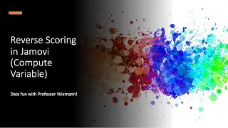 Reverse Scoring in Jamovi (Compute Variable)