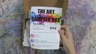 Two Sisters Art Sampler Box May Unboxing with Selena Stevens