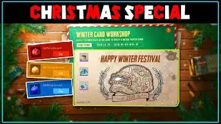 Pubg Mobile || Winter Card Workshop Explained + Christmas Special (Hindi)