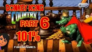 DKC / World - 6: Misty Caverns & Gangplank Galleon (101% Walkthrough)
