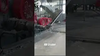 RDF Crusher for Waste Management Industrial Waste Processing and Refuse Derived Fuel Production