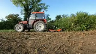 Malčiranje &scaron;ikare-Zetor 4340 i Kralj-ing Agro-Forest X2 RM 205