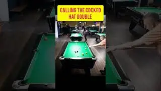calling the cocked hat double #8ball #8ballpool #8ballpoolskills #cuesports #ukpool