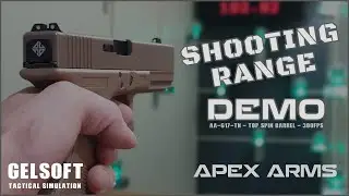 Apex Arms - Shooting Range Demo - AA G17-TN 300+ FPS