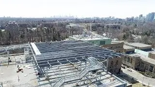 Sunnybrook's new rooftop helipad: construction