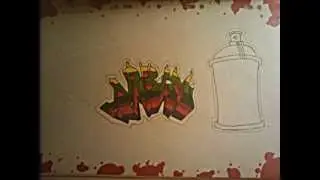 Graffiti sur papier