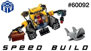 LEGO City #60092 Deep Sea Submarine Speed Build