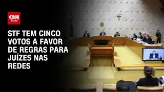 STF tem cinco votos para manter proibidos posts de juízes sobre política | CNN PRIME TIME