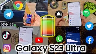 Samsung Galaxy S23 Ultra - The Real Battery Test from 100% to 5%