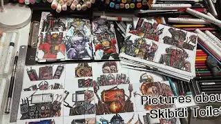 Top best Skibidi Toilet drawings | All the latest SKIBIDI TOILET E 77 drawings| Dom Studio,MonsterUP