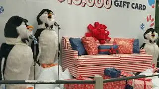 Acapella Penguin Trio~White Christmas~The Enchanted Village, Avon, Massachusetts
