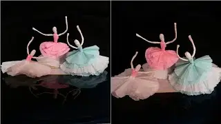 Cute Dancing Doll Making | DIY easy doll making with tissue paper |