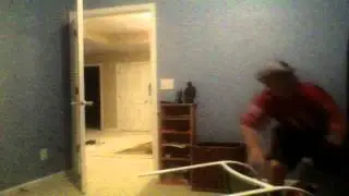 Kid attacked while vlogging in room.