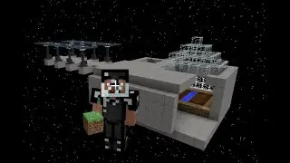 I built a space station in minecraft space.(part 1)