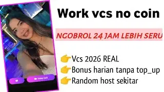 Video call app without phone number✔️ apk vcs no coin 2026 terbaru modal bonus harian ajha...
