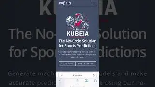 kubeia.io - AI sports predictions for everyone (Mobile)