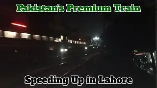 accelerating train | Greenline Express in Lahore