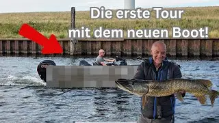 Die erste Tour mit dem neuen Boot!