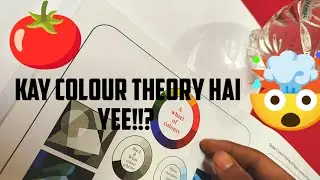 Still life painting using colour theory | still life drawing of tomato🍅|easy colour theory|